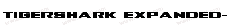 Tigershark Expanded字体转换